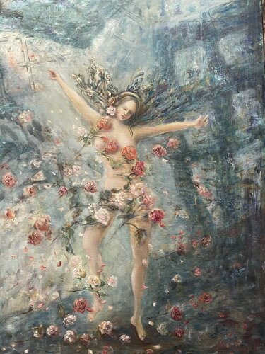 The rhythm of transformation di Natalia Bogdan, Pittura in vendita su Singulart
