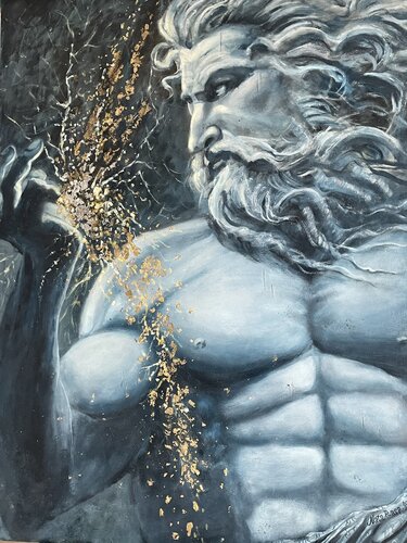 Zeus by Natalia Bogdan, Painting for Sale on Singulart