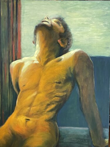 Summer Day Gold de Natalia Bogdan, Pintura a la venta en Singulart