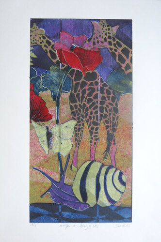 Giraffen im Berry III by Skadi Engeln, Print for Sale on Singulart