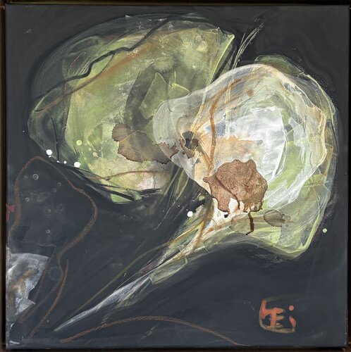 Phantom Leaf by Sasa Ley, Painting for Sale on Singulart