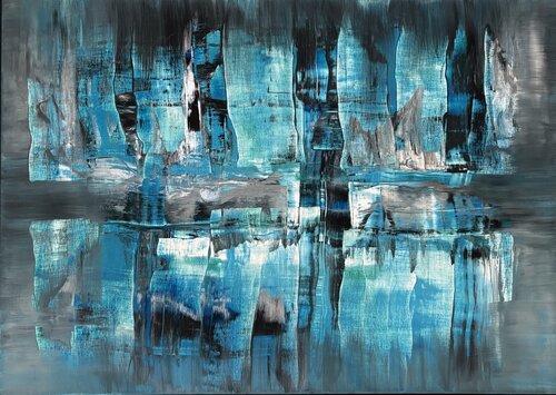 Blue Chamber von Sasa Ley, Malerei kaufen auf Singulart