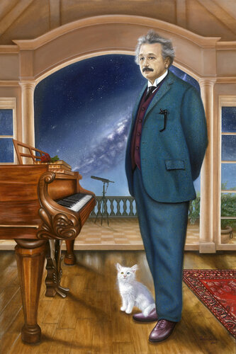 The Quiet of Genius di Ebubekir Salim, Pittura in vendita su Singulart