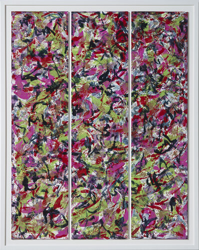 City Garden Abstract di Mary Lonergan, Pittura in vendita su Singulart