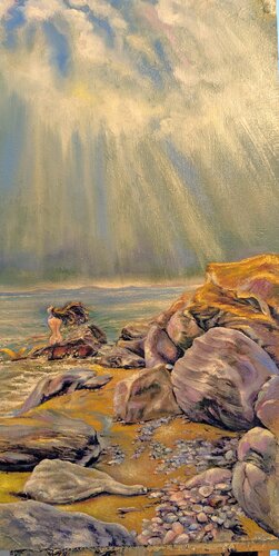 The Call of the Sea. by Iryna Kogan, 油畫 for Sale on Singulart