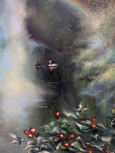 The Scarlet Flower by Iryna Kogan, Painting for Sale on Singulart