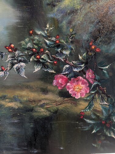 The Scarlet Flower by Iryna Kogan, Painting for Sale on Singulart