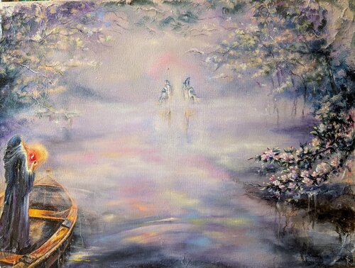 Mists of Avalon. The Way Home von Iryna Kogan, Malerei kaufen auf Singulart