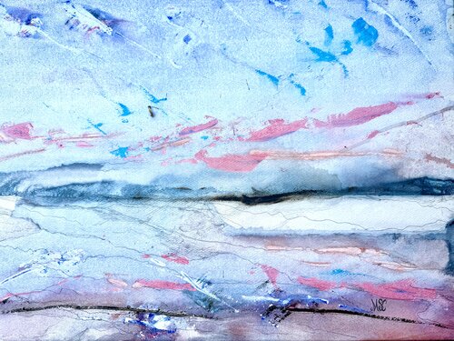 Pink Horizon by Mary Catherine Stewart Cox, Painting for Sale on Singulart