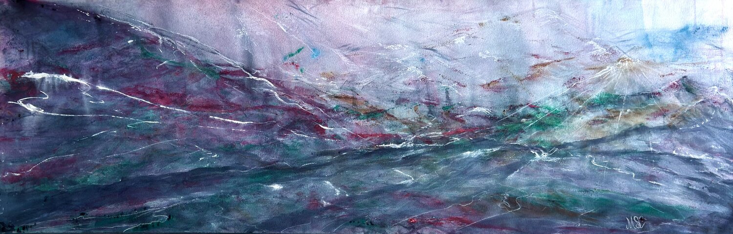 Northern Hills Mary Catherine Stewart Cox Werk op papier te koop