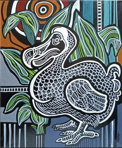 DODO's ghost dance de Richard RASA, Pintura a la venta en Singulart