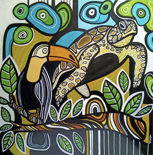 Fly with me de Richard RASA, Pintura a la venta en Singulart