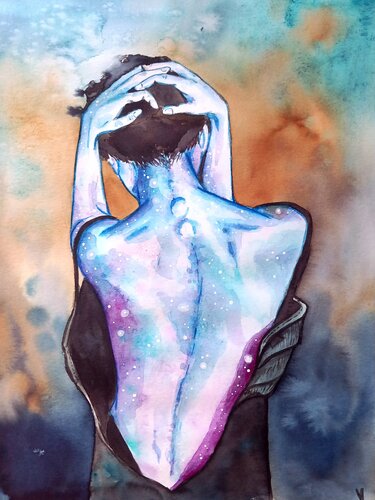 La pelle in cui vivo di Monica Valer, Pittura in vendita su Singulart