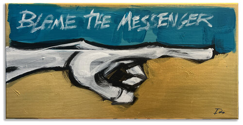 Blame the messenger de Ido Vaginsky, Pintura a la venta en Singulart