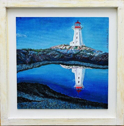 Leuchtturm by Lukic Ljiljana, 회화 for Sale on Singulart