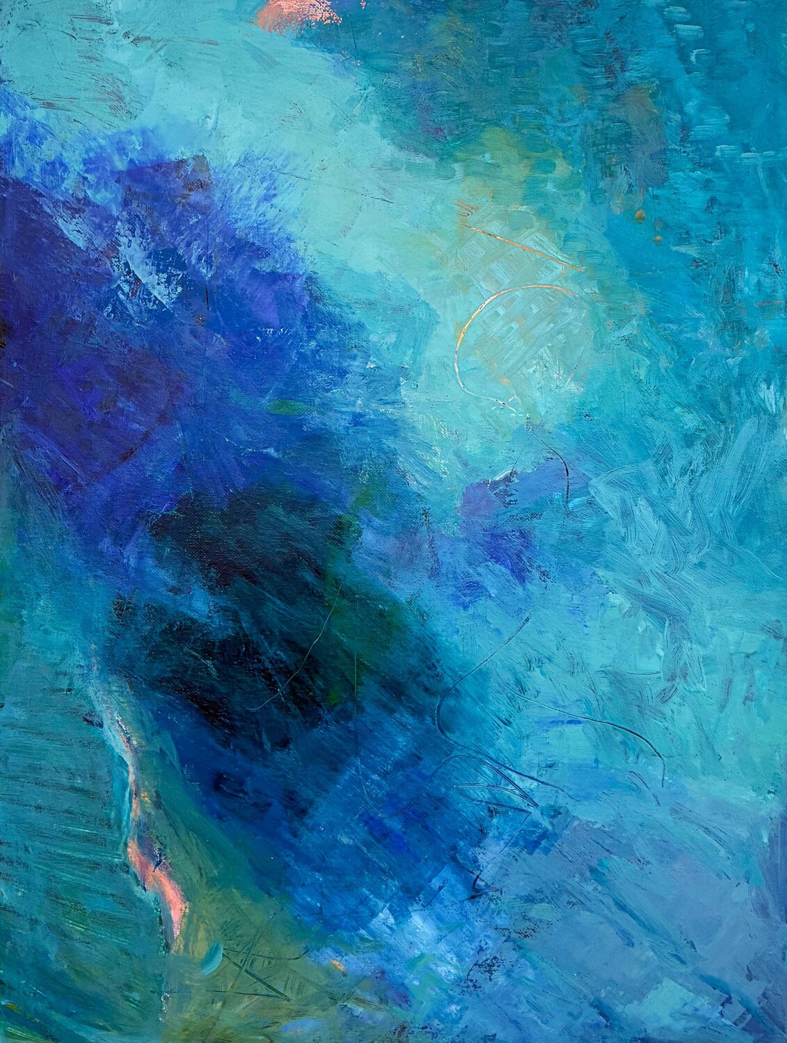 Downpour Marbella Evelyn Erhardt Original painting for sale