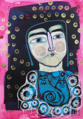 Always in my heart by Sara Rodighiero, Work on Paper for Sale on Singulart