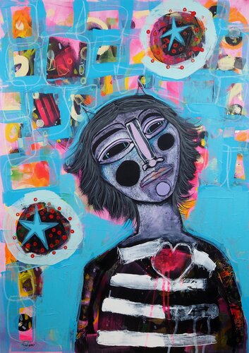 Am I ever enough de Sara Rodighiero, Pintura a la venta en Singulart