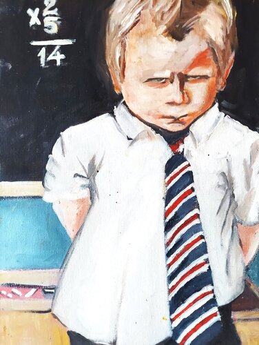 The Weight of Learning de b regalado, Pintura a la venta en Singulart
