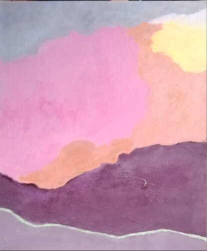 Incendie (Chemin des Dames) by François Claude-Félix, 絵画 for Sale on Singulart