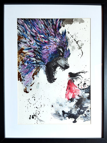 Apprivoiser le Loup van Julie Balsaux, Tekening te koop op Singulart