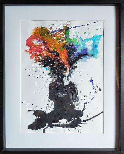 Le Rat de Marrée ( dyotique du Ra de Marée) by Julie Balsaux, Drawing for Sale on Singulart