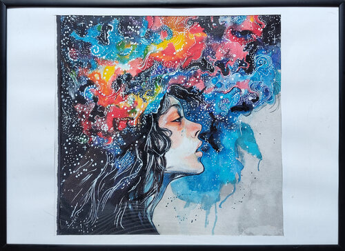 L'équité (dyptique du raz de marrée) by Julie Balsaux, Drawing for Sale on Singulart