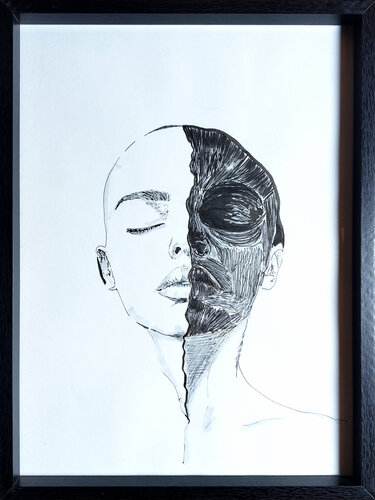 Djou by Julie Balsaux, Drawing for Sale on Singulart