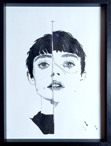 Faye by Julie Balsaux, Drawing for Sale on Singulart