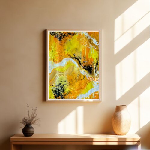 Turmeric, A taste of home de Shaheenur Khan, Pintura a la venta en Singulart
