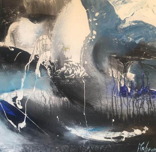 Dynamik der Stille by Ibrahim Mahran, Painting for Sale on Singulart