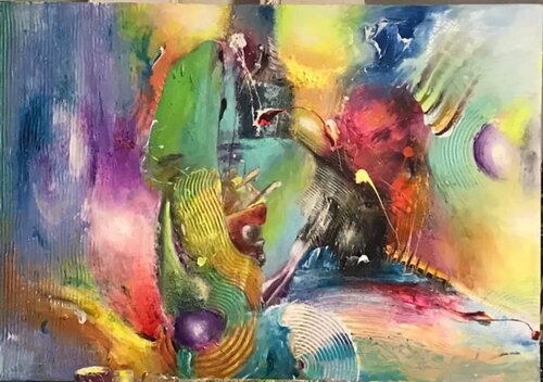Lebensstürme by Ibrahim Mahran, Painting for Sale on Singulart