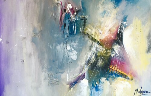Gestörtes Gleichgewicht van Ibrahim Mahran, Schilderij te koop op Singulart