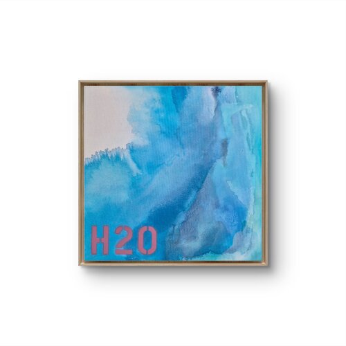H2O - Dusty Pink by Claude Schwidrik-Grebe, Painting for Sale on Singulart