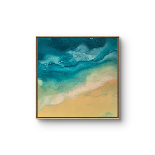 After the noise: Atlantic Soul - Clear Water von Claude Schwidrik-Grebe, Malerei kaufen auf Singulart