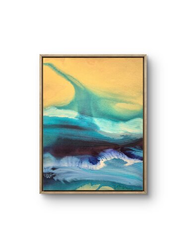 Return to calm: Drift de Claude Schwidrik-Grebe, Pintura a la venta en Singulart