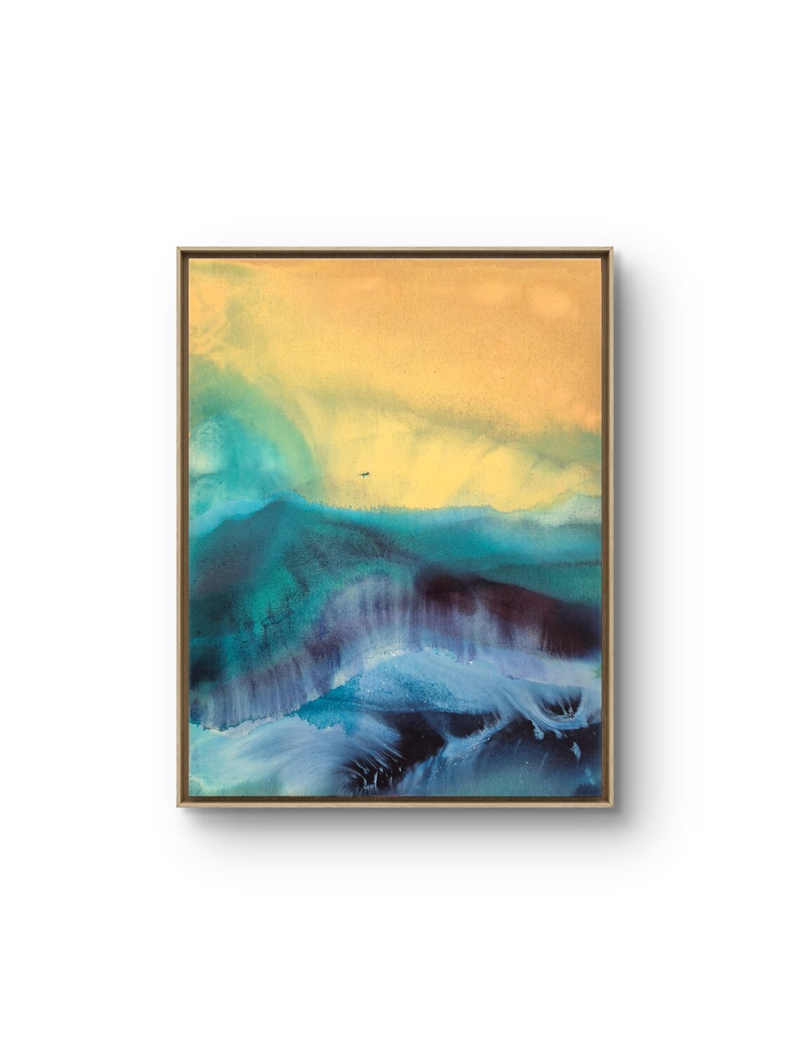 Return to calm: Anchor Claude Schwidrik-Grebe Pintura original en venta