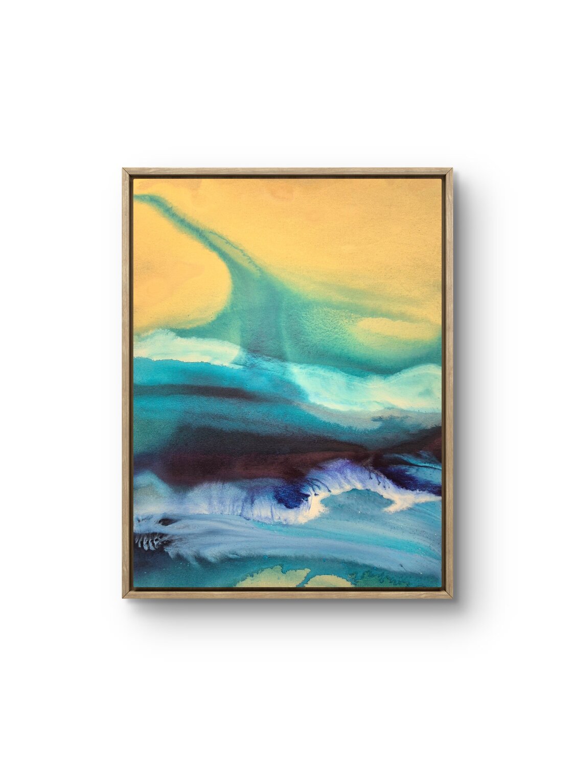Return to calm: Drift Claude Schwidrik-Grebe Original painting for sale