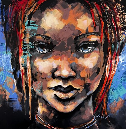 Luna di Lena Blaha, Pittura in vendita su Singulart