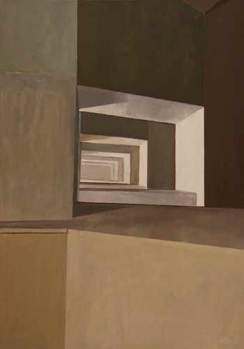 Scala B int.6 #12 di Pier Fortunato Bottan, Pittura in vendita su Singulart