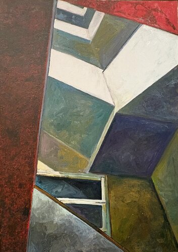 Scala B int.6 #3 di Pier Fortunato Bottan, Pittura in vendita su Singulart