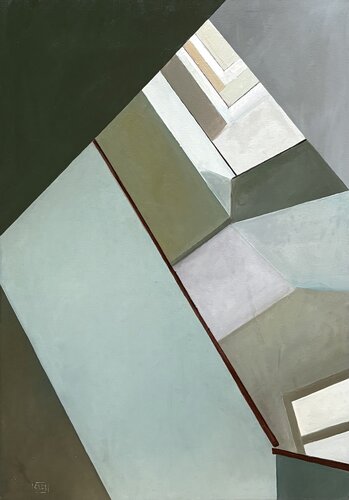 scala B int.6 #11 by Pier Fortunato Bottan, 絵画 for Sale on Singulart