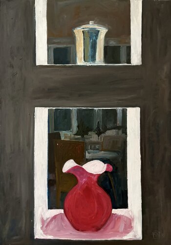 Natura morta ed interno van Pier Fortunato Bottan, Schilderij te koop op Singulart