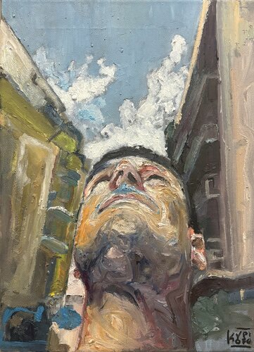 To The Sky by Pier Fortunato Bottan, Painting for Sale on Singulart