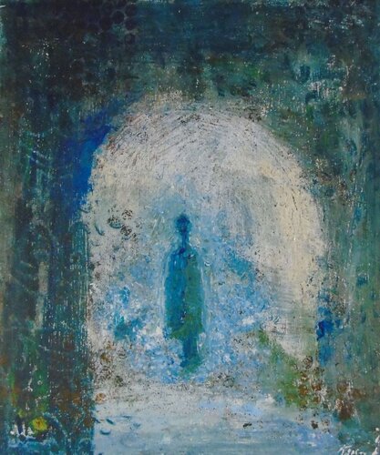 Under the bridge by Viola Benešová, 회화 for Sale on Singulart
