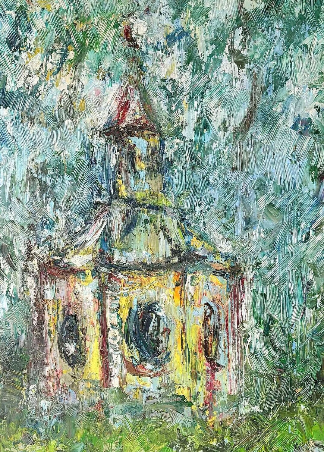 Gazebo Viola Benešová Peinture originale à vendre