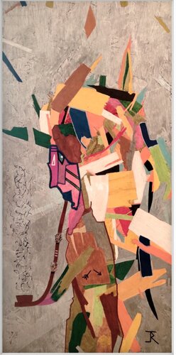 SIMBOLI DI PACE - SERIE "SILVER" N.4 - MATRICOLA N° 002108202500/JR von jacopo rizzo, Malerei kaufen auf Singulart