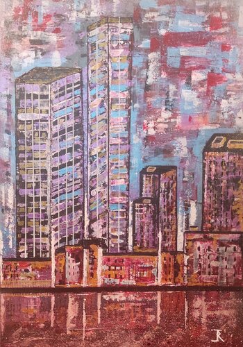 SKYLINE de jacopo rizzo, Pintura a la venta en Singulart