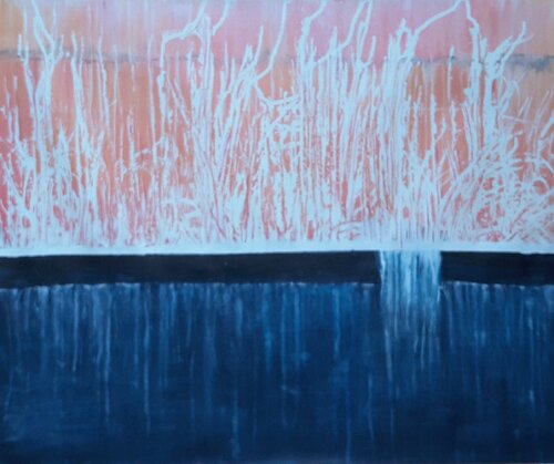 Delta du Mississipi, variante 3 par Annie Darmon Tetart, Peinture en vente sur Singulart