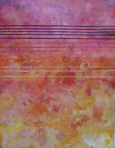 Nuées rouges by Annie Darmon Tetart, 絵画 for Sale on Singulart